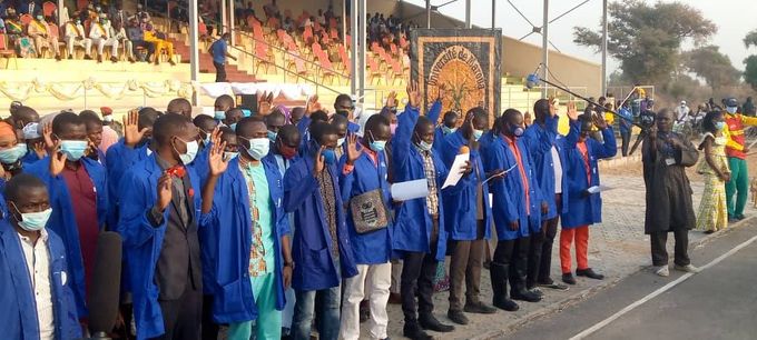 Prestation de serment des jeunes bénéficaires de kits