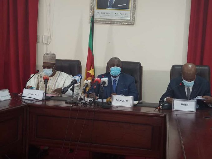 Conférence de presse conjointe MINCOM-MINSANTE-DGSN (01/03/2021)