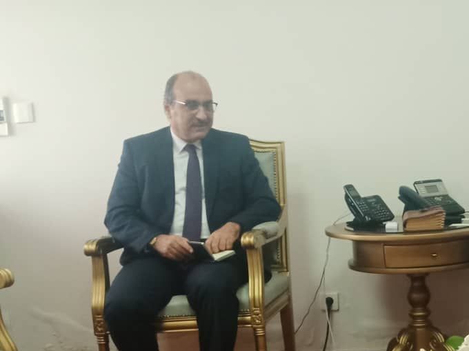 Le Ministres des Travaux Publics Emmanuel NGANOU DJOUMESSI en compagnie de S.E KARIM BEN BECHER Ambassadeur de Tunisie