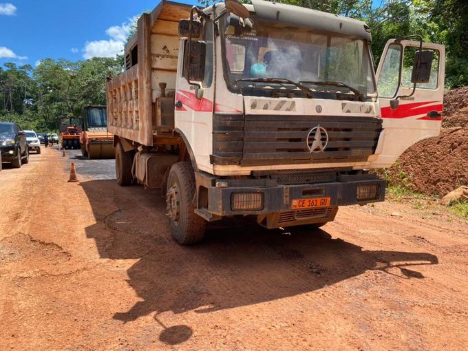 Section Sangmelima-Mekok-Bikoula en cours d’exécution