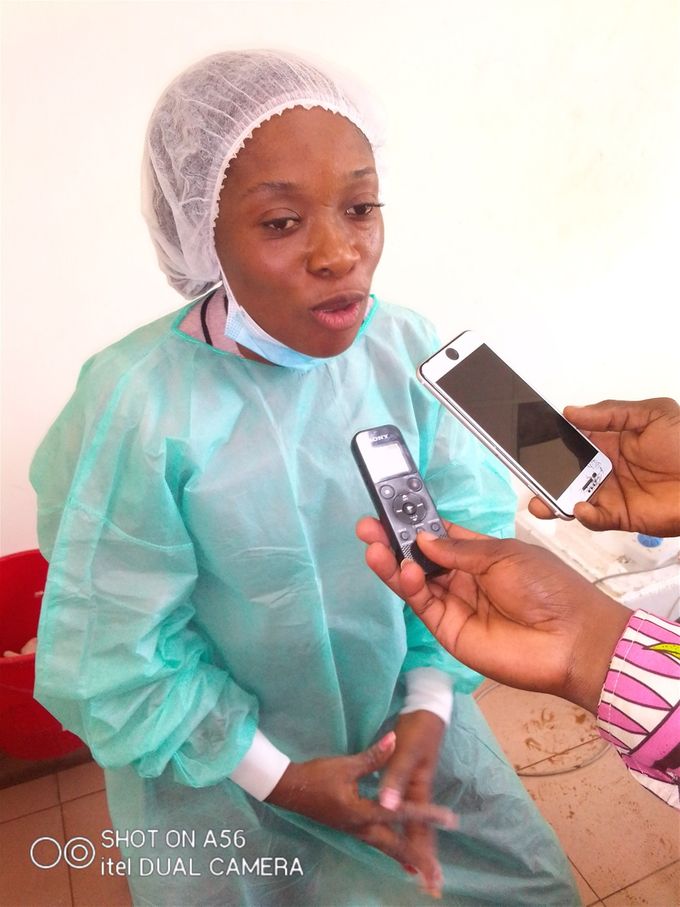 Dr Bekono Cathérine Aurélie, Chirurgien Dentiste et Chef de service d’Otondo-Stomatologie.